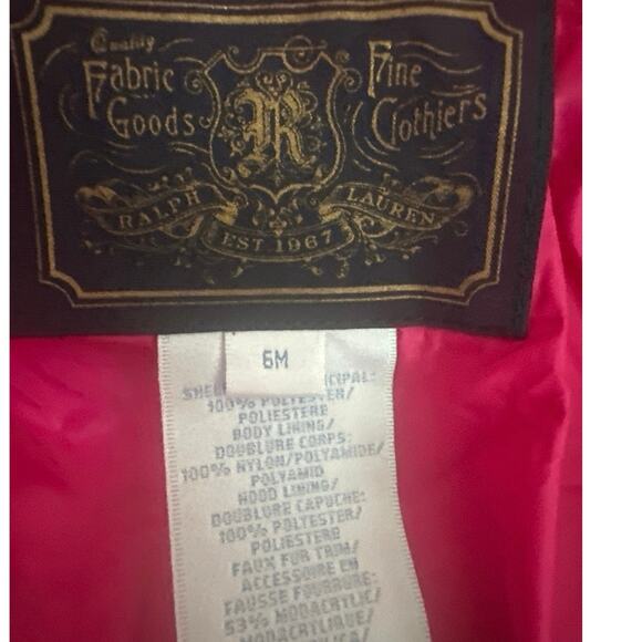 RALPH LAUREN snow ski snowboard Baby Quilted Snowsuit 6M snow coast - Picture 12 of 13